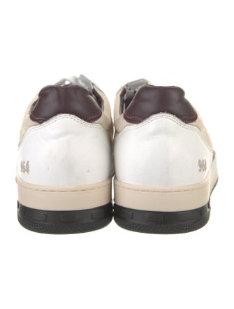 RHUDE Leather Colorblock Pattern Sneakers