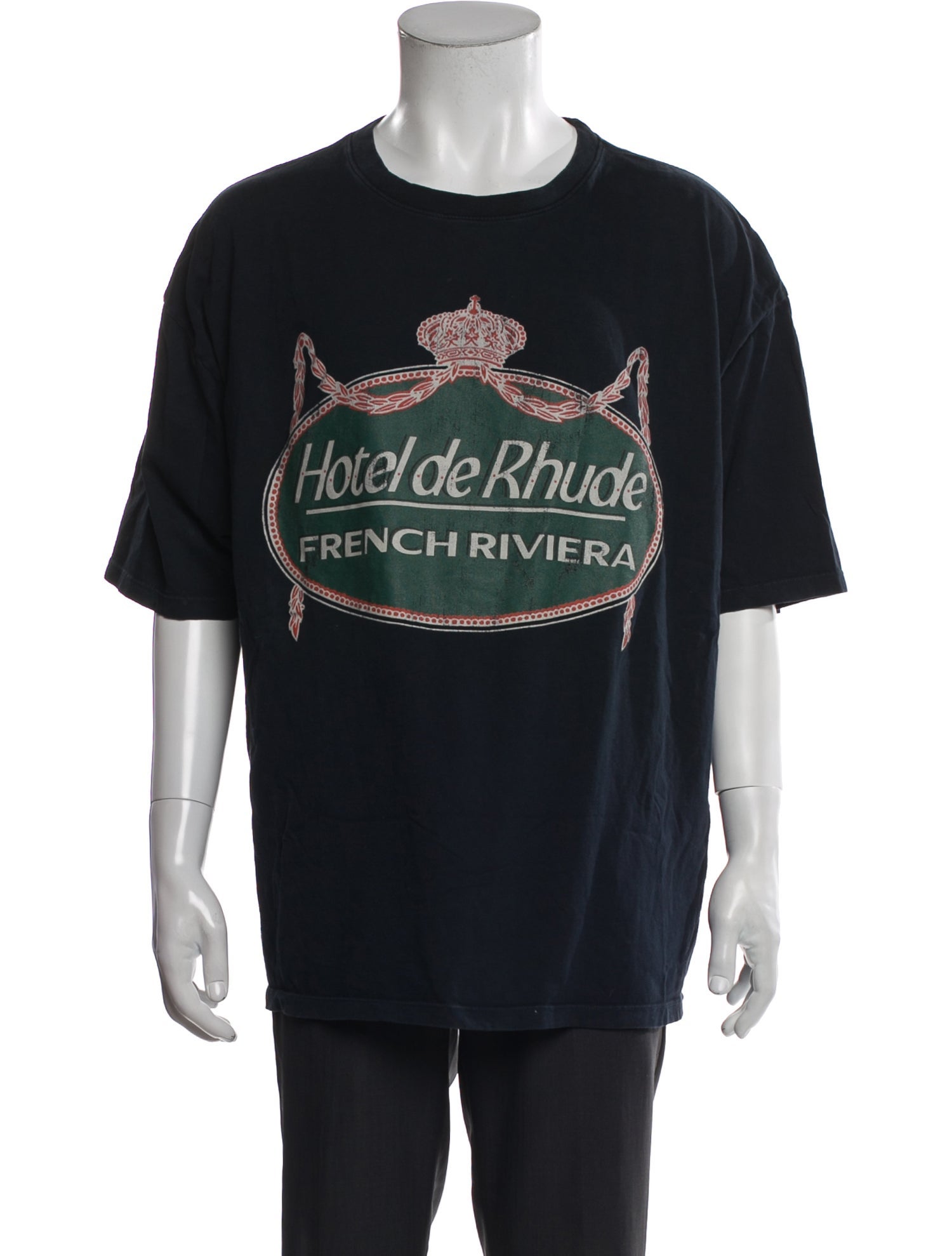 RHUDE Graphic Print Crew Neck T-Shirt