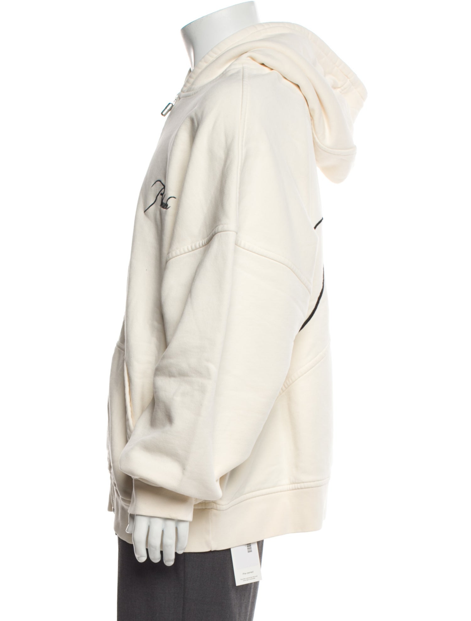 RHUDE Graphic Print V-Neck Hoodie w/ Tags