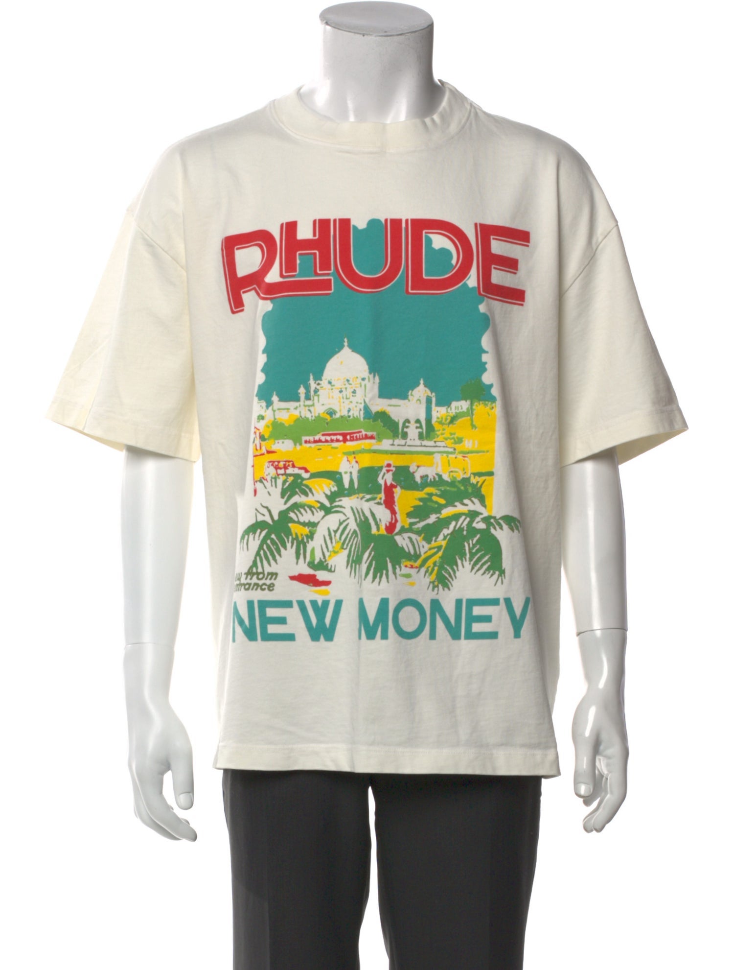 RHUDE Graphic Print Crew Neck T-Shirt