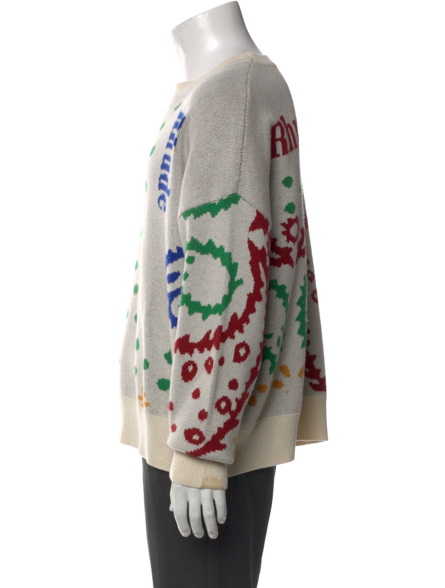 RHUDE Merino Wool Printed Pullover