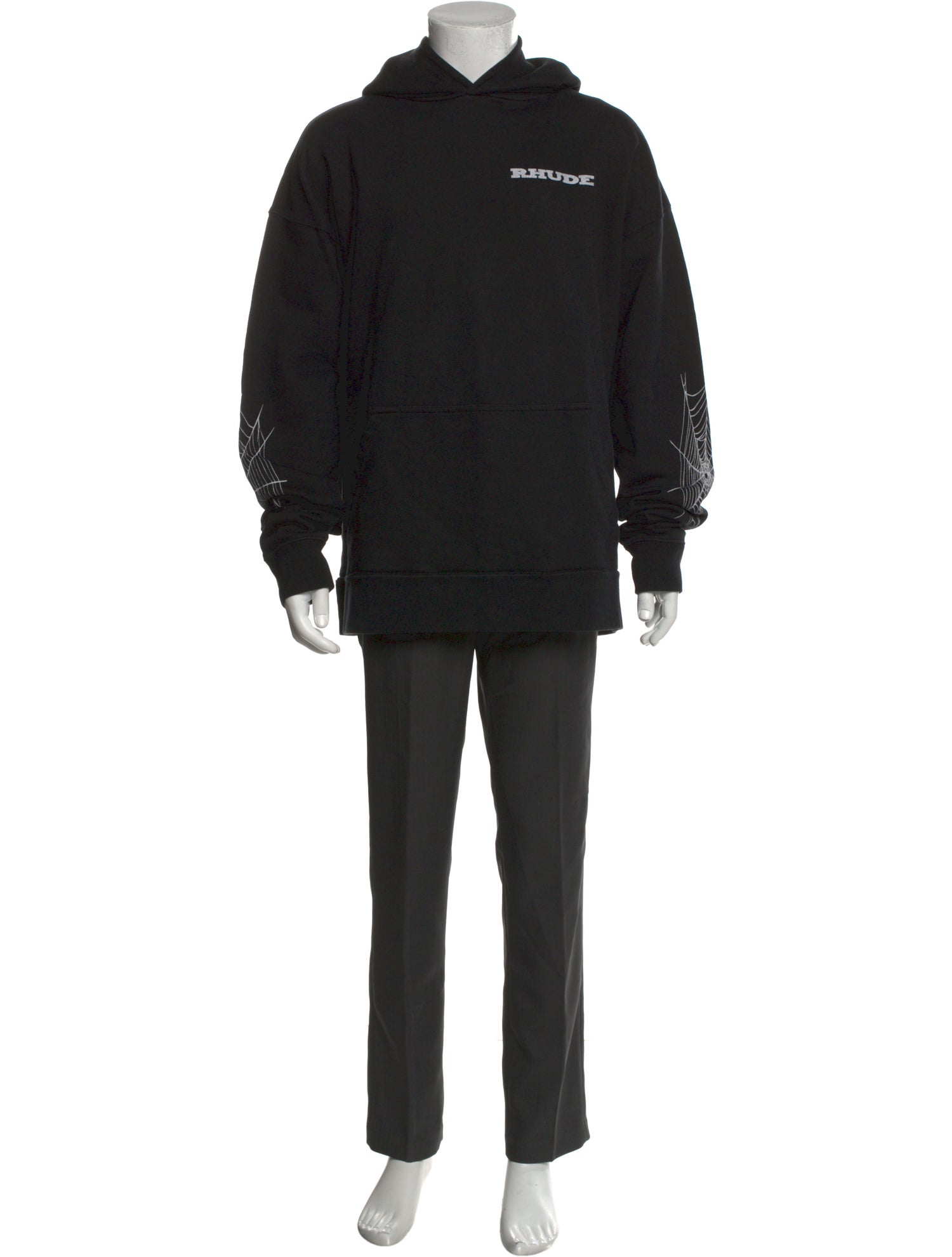 RHUDE Graphic Print Crew Neck Hoodie