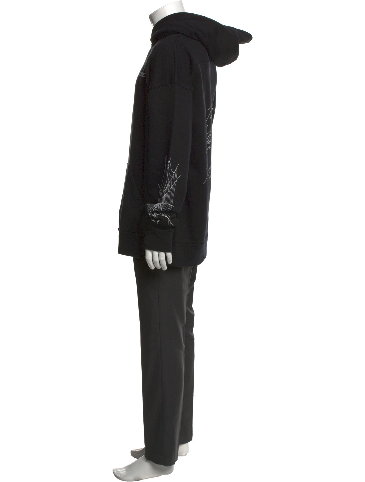 RHUDE Graphic Print Crew Neck Hoodie