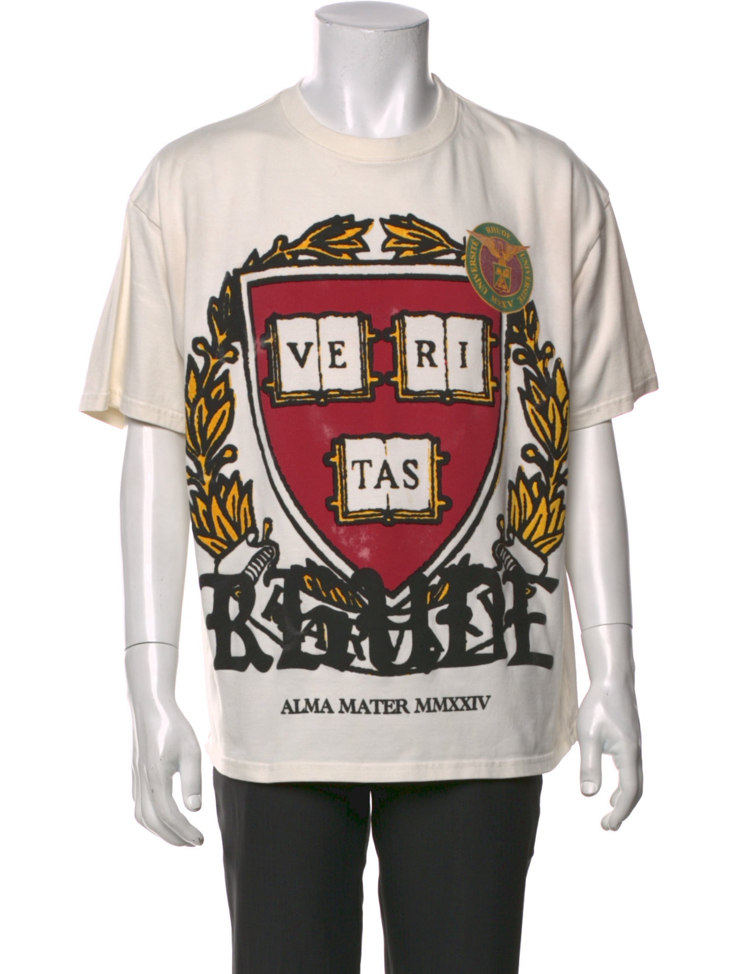 RHUDE Graphic Print Short Sleeve Shirt