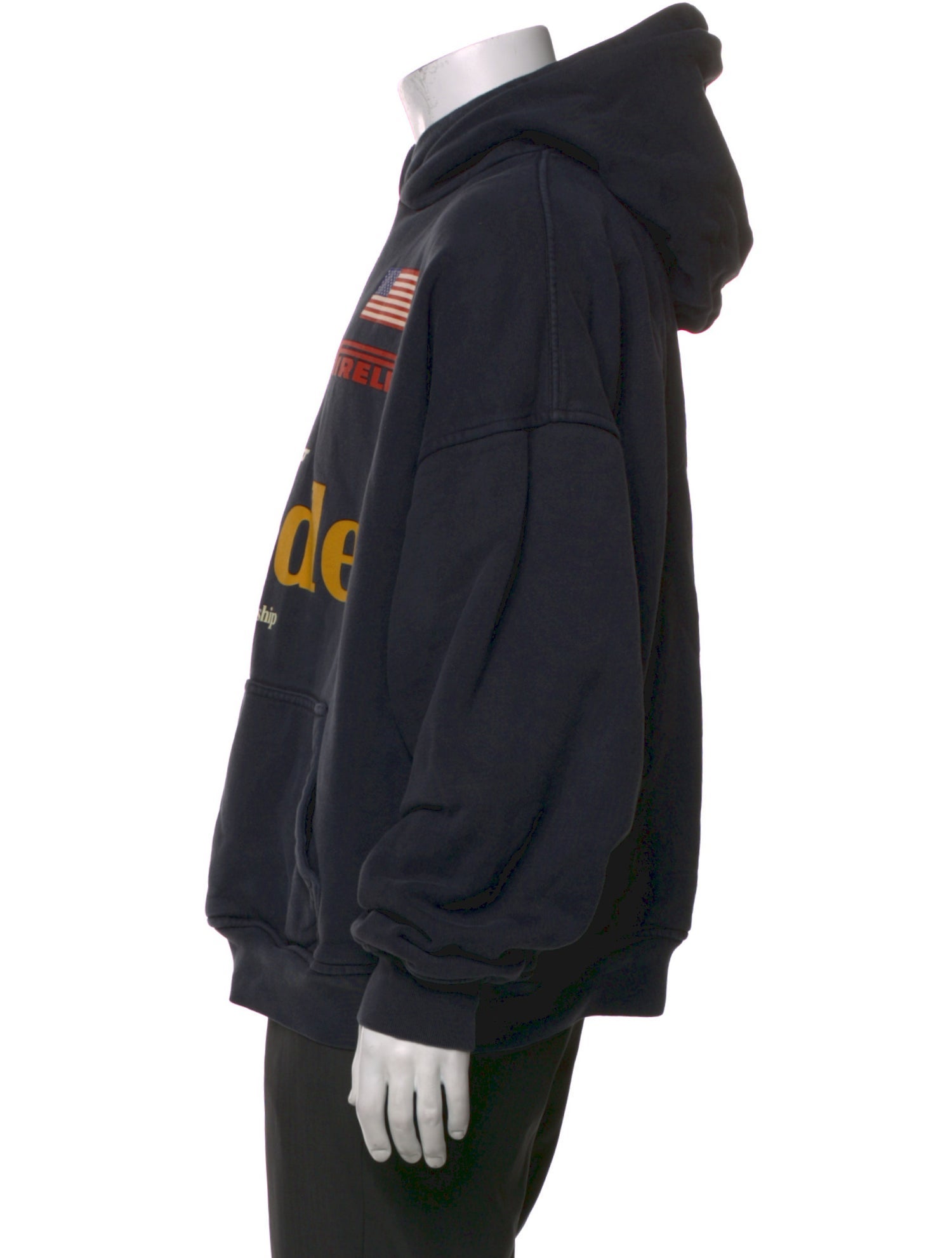 RHUDE Graphic Print Crew Neck Hoodie