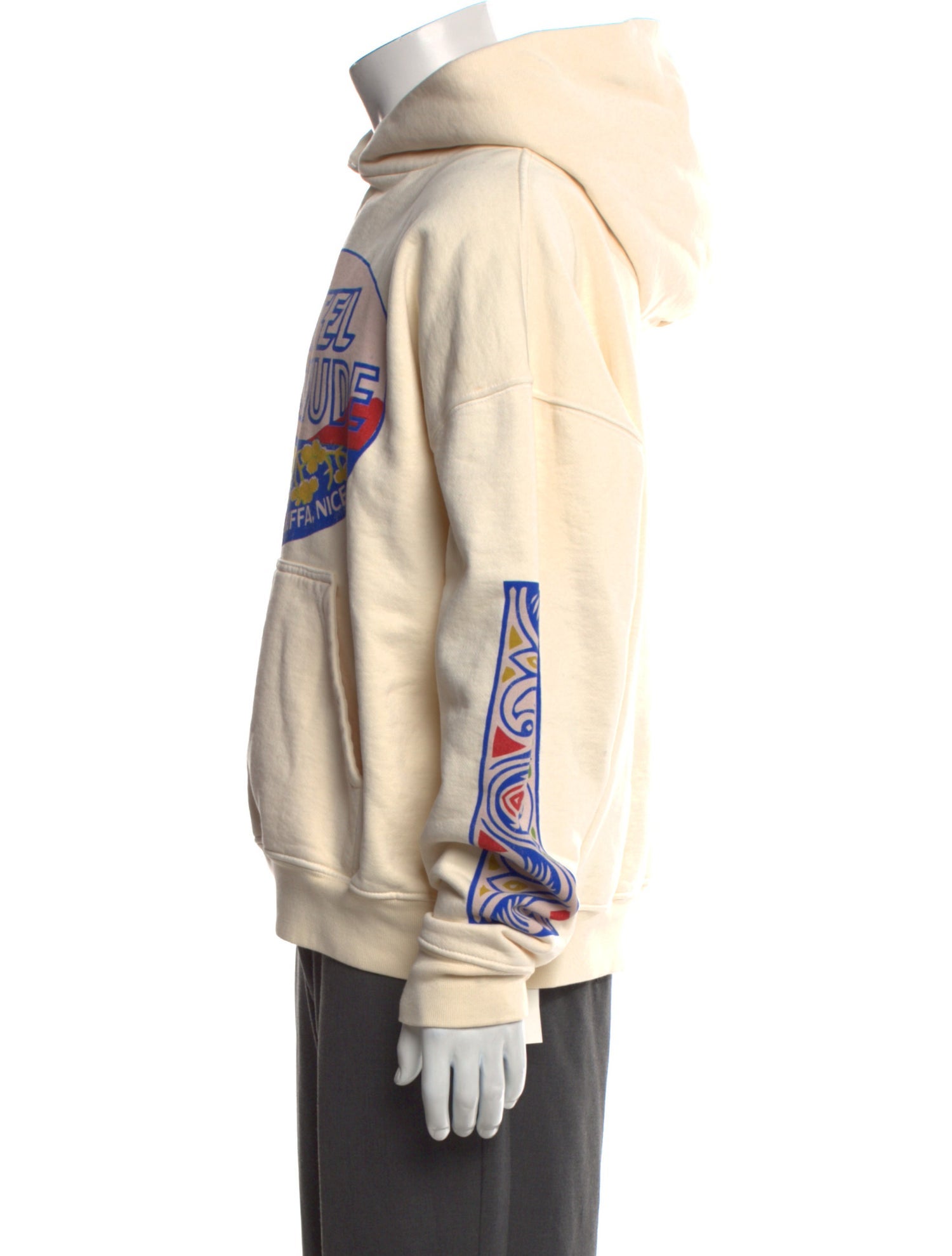 RHUDE Graphic Print Crew Neck Hoodie