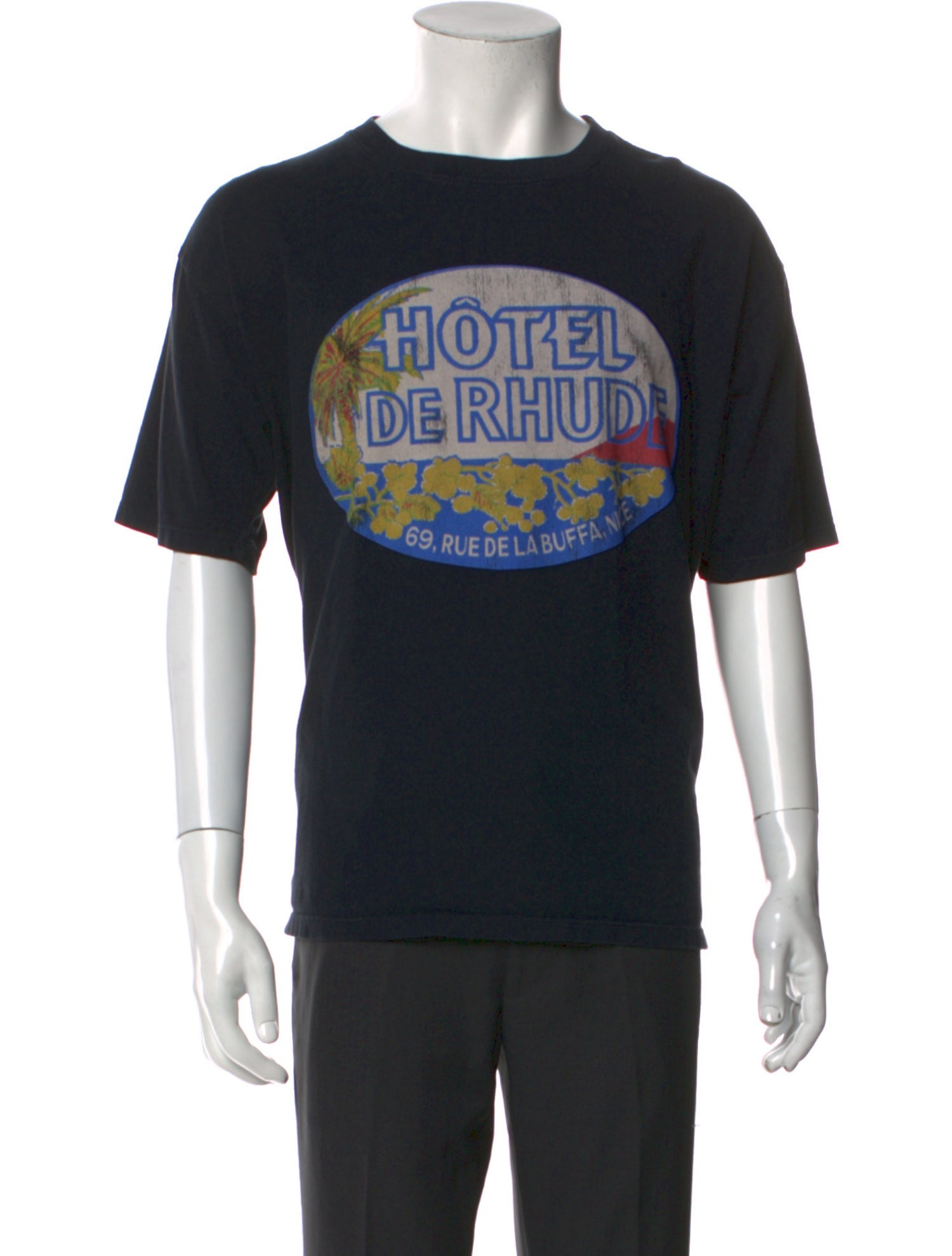 RHUDE Graphic Print Crew Neck T-Shirt