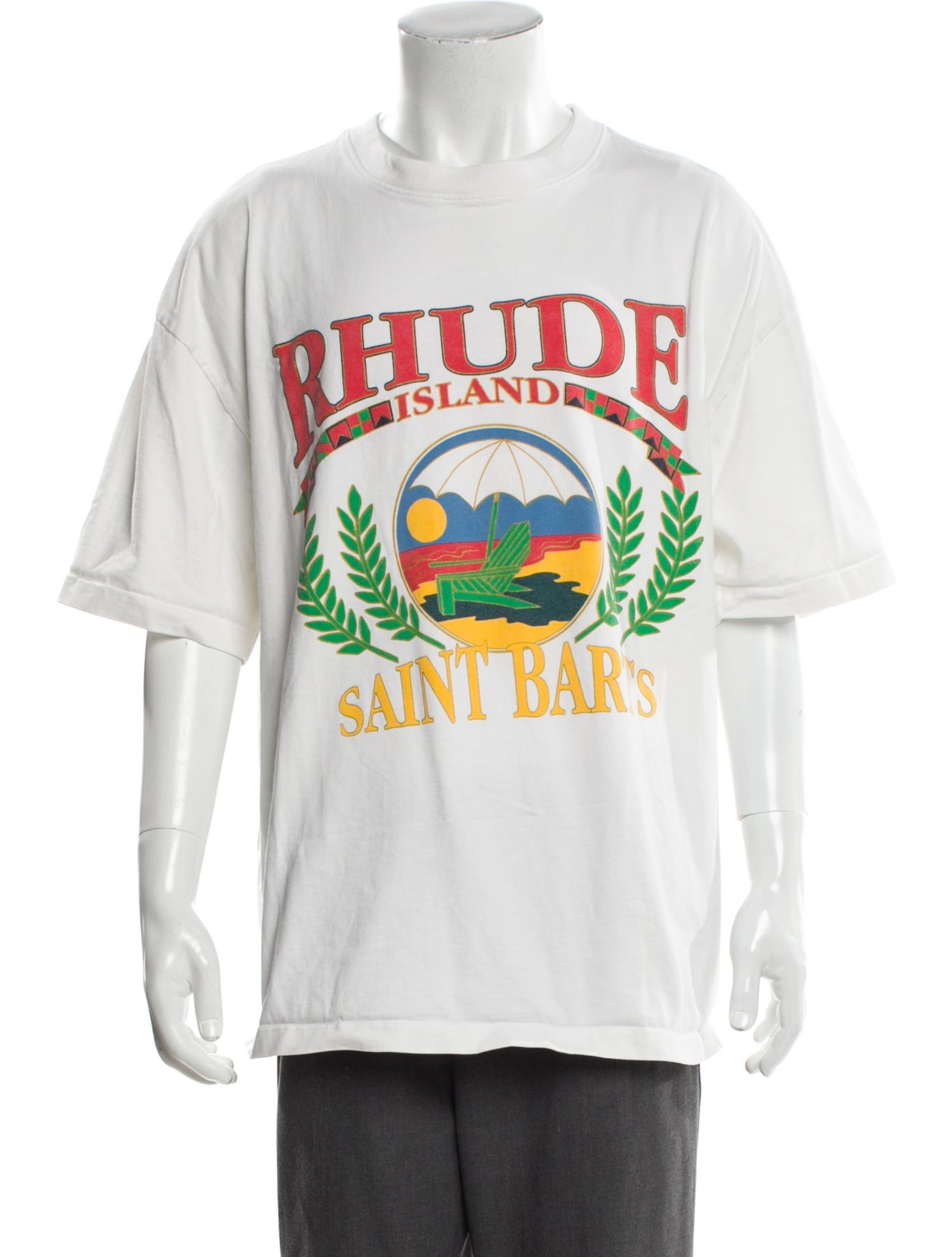 RHUDE Graphic Print Crew Neck T-Shirt