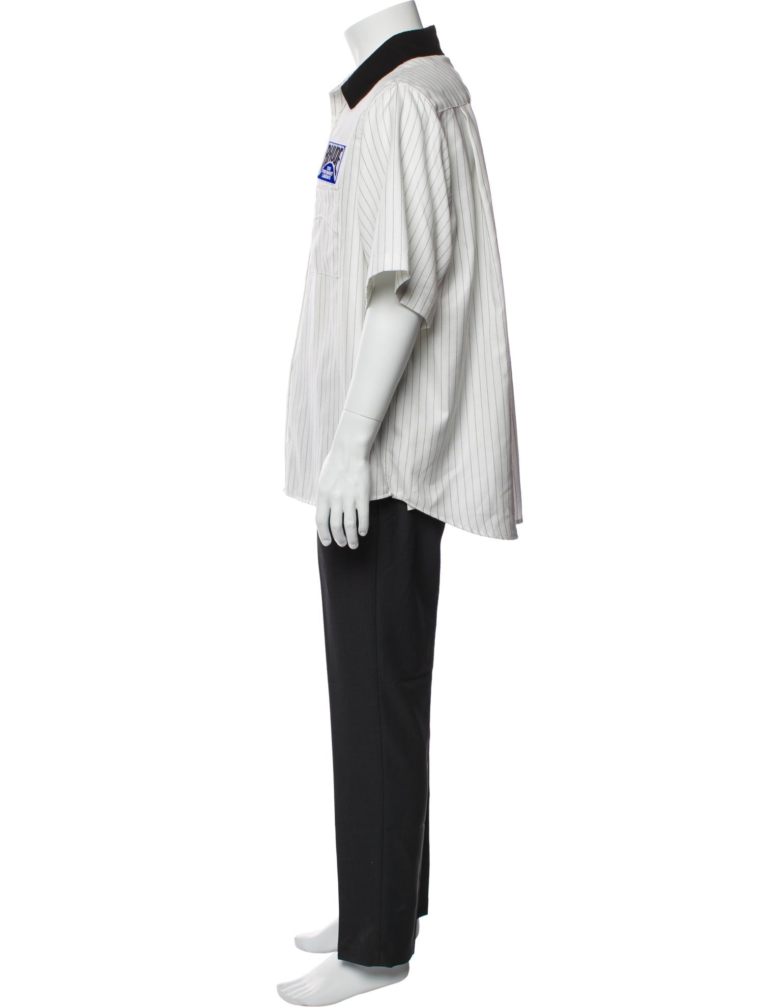 RHUDE Striped Short Sleeve Shirt