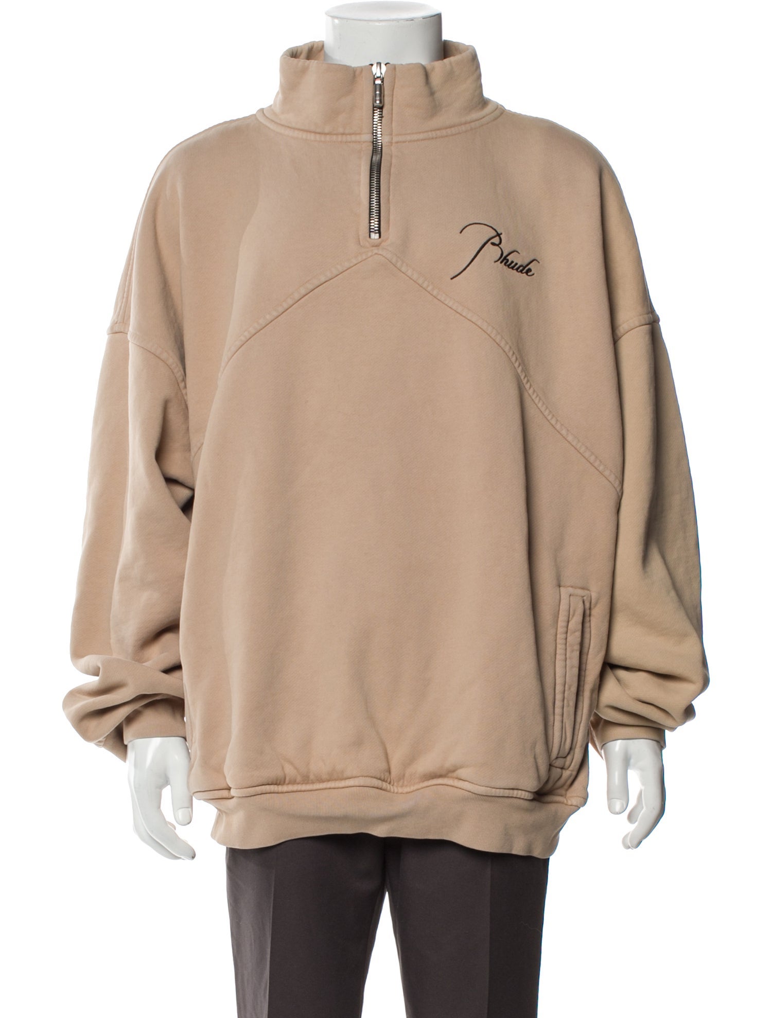 RHUDE Graphic Print Turtleneck Pullover