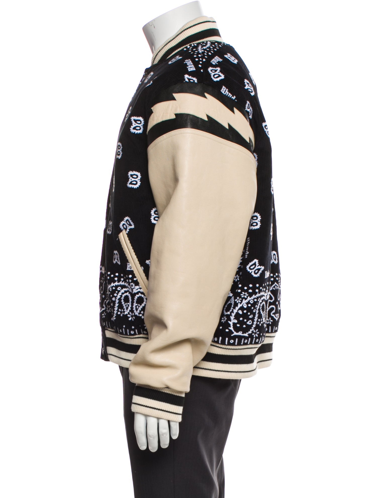 RHUDE Paisley Print Bomber Jacket