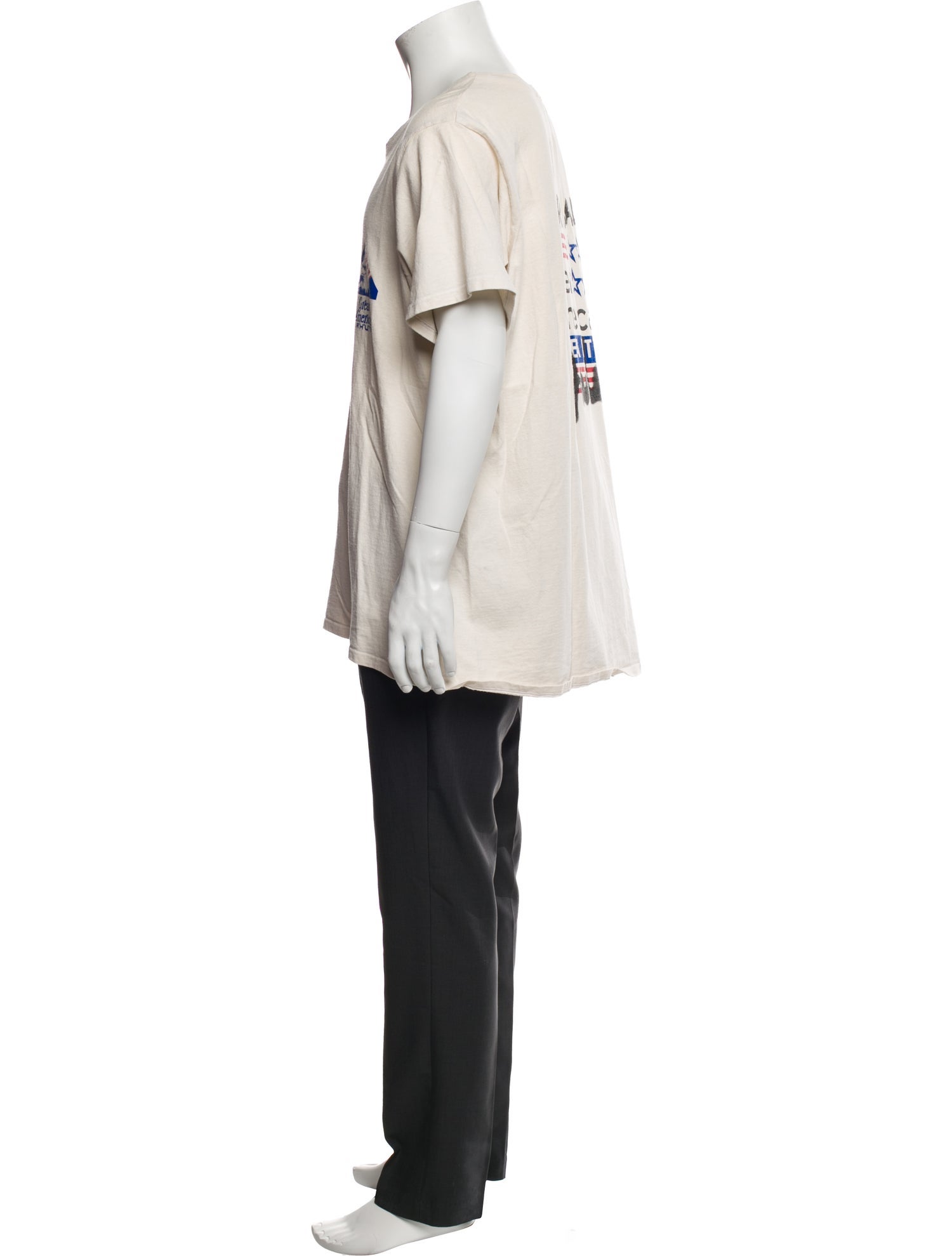 RHUDE Graphic Print Scoop Neck T-Shirt