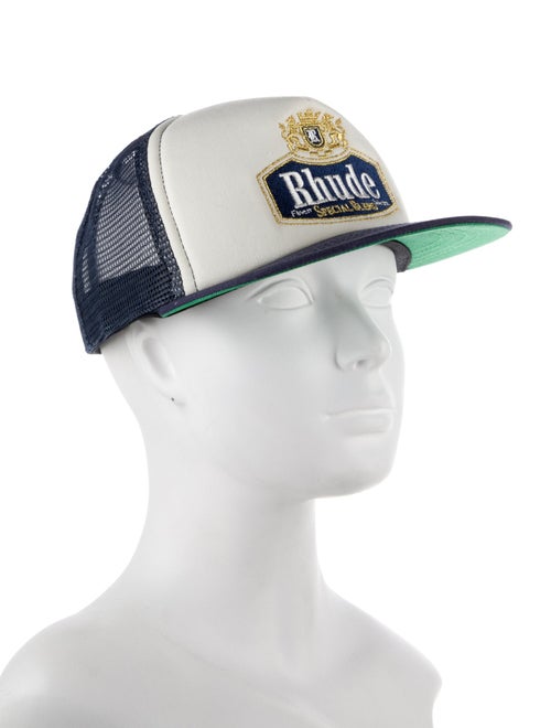 RHUDE pattern print baseball cap