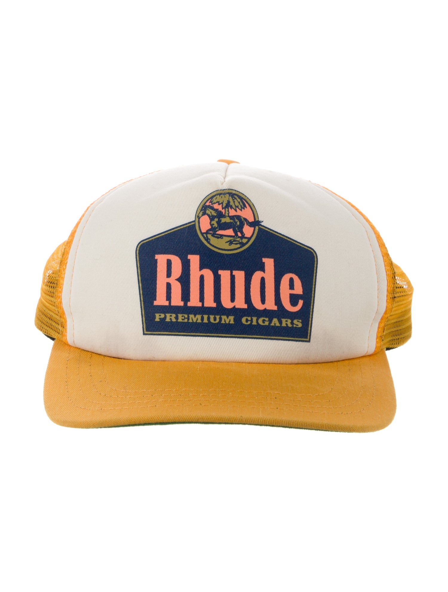 RHUDE Men's Polyester Trucker Hat