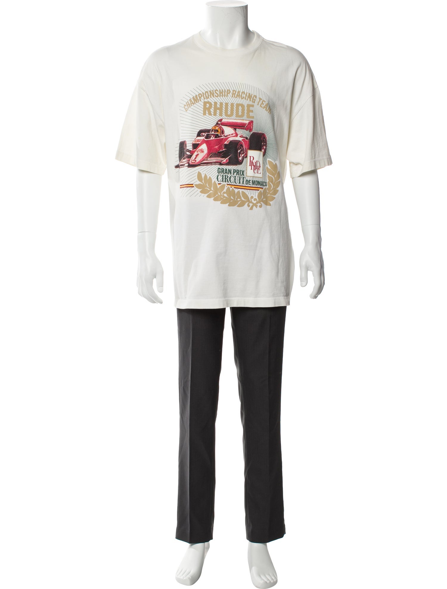 RHUDE Graphic Print Crew Neck T-Shirt