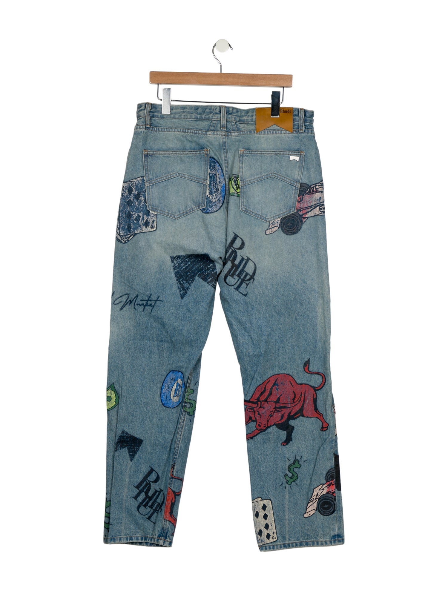 RHUDE Straight-Leg Jeans