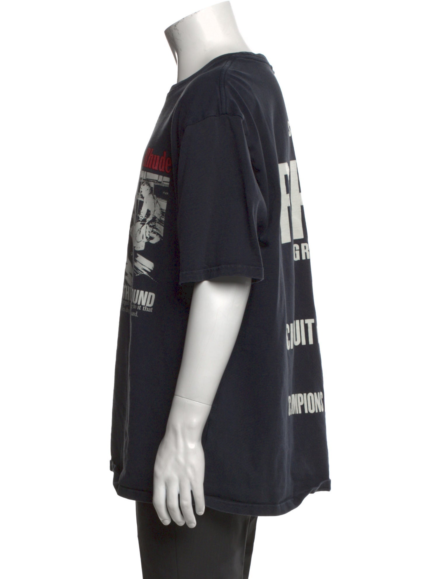 RHUDE Graphic Print Crew Neck T-Shirt