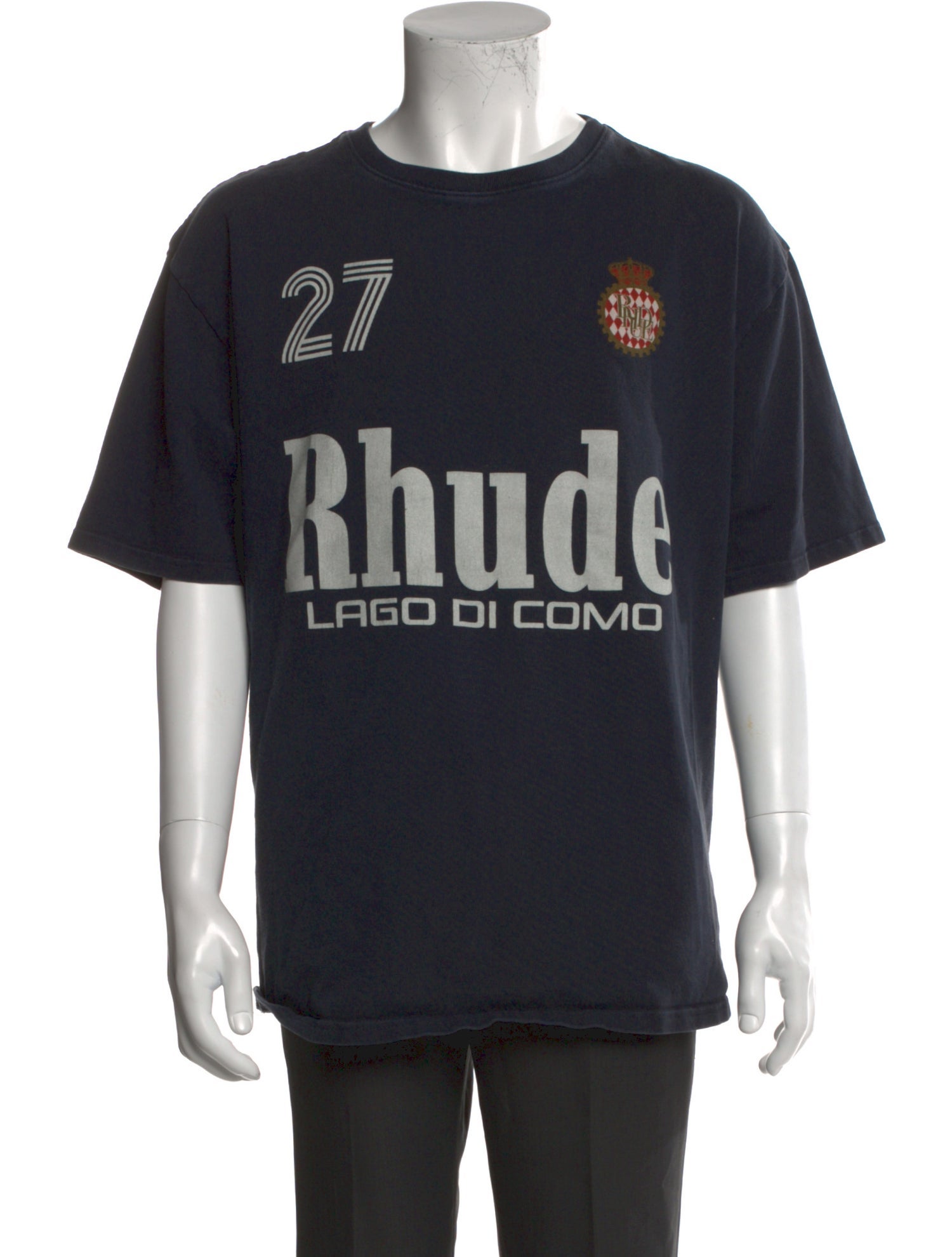 RHUDE Graphic Print Crew Neck T-Shirt