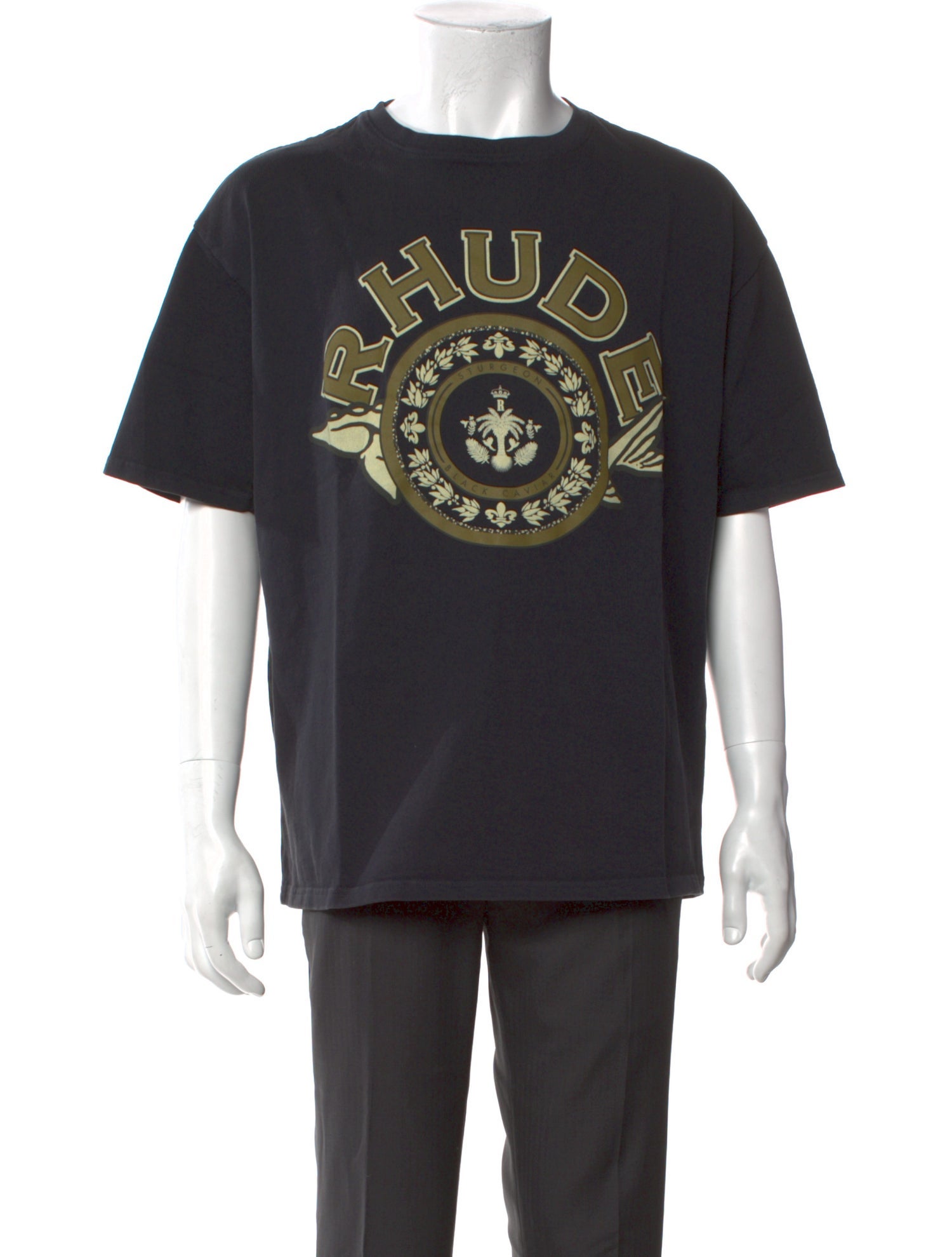RHUDE Graphic Print Crew Neck T-Shirt w/ Tags