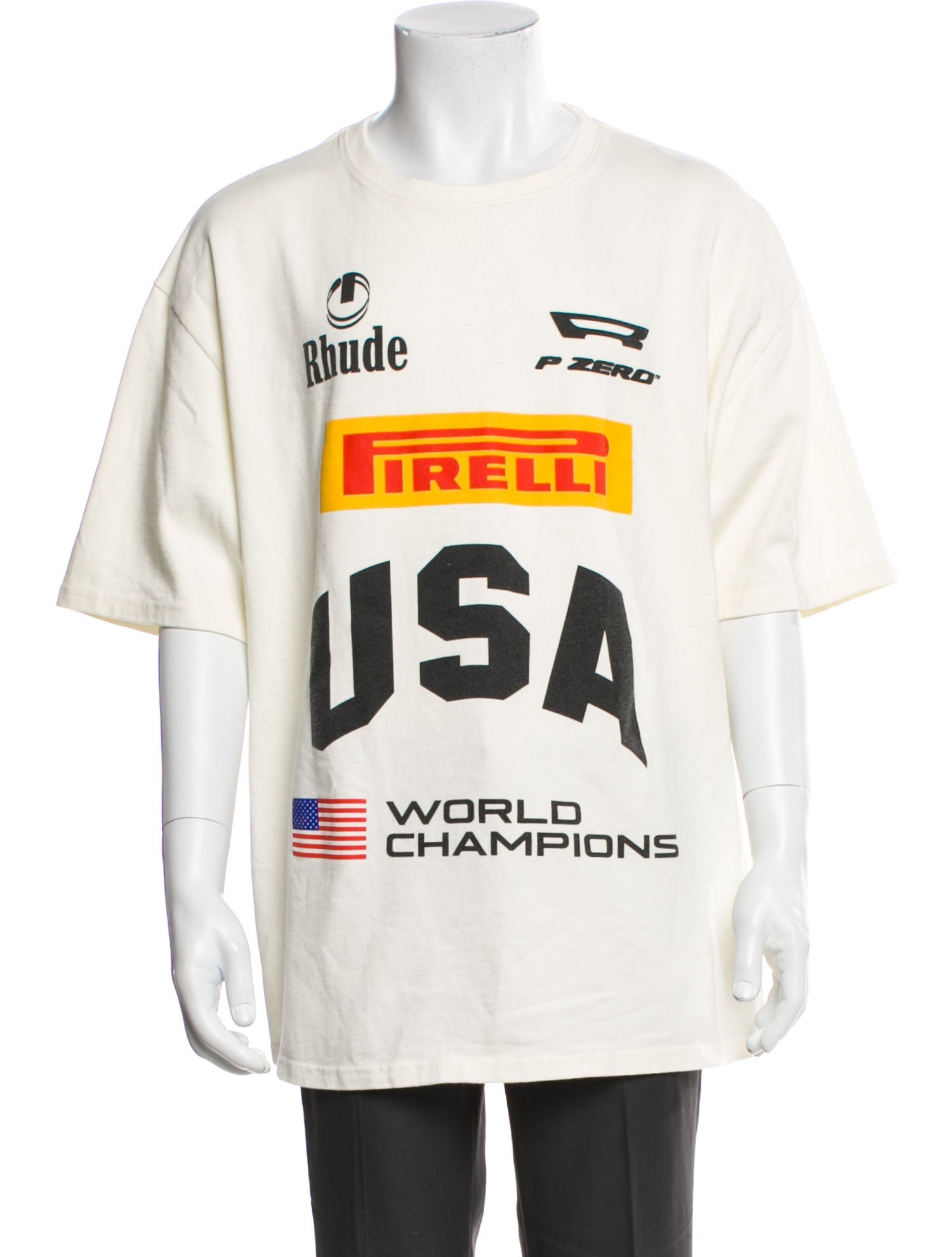 RHUDE Graphic Print Short Sleeve Shirt w/ Tags