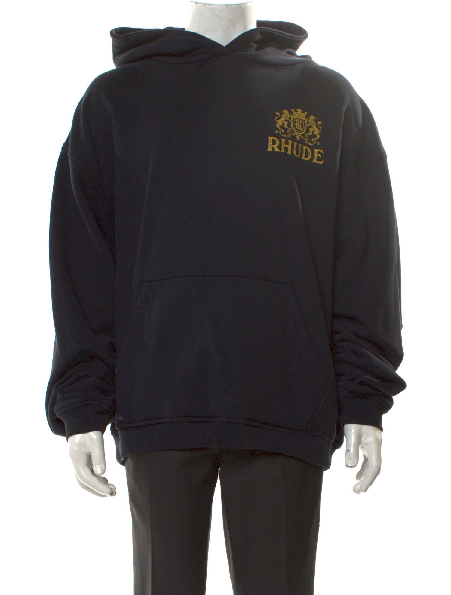 RHUDE Graphic Print Crew Neck Hoodie