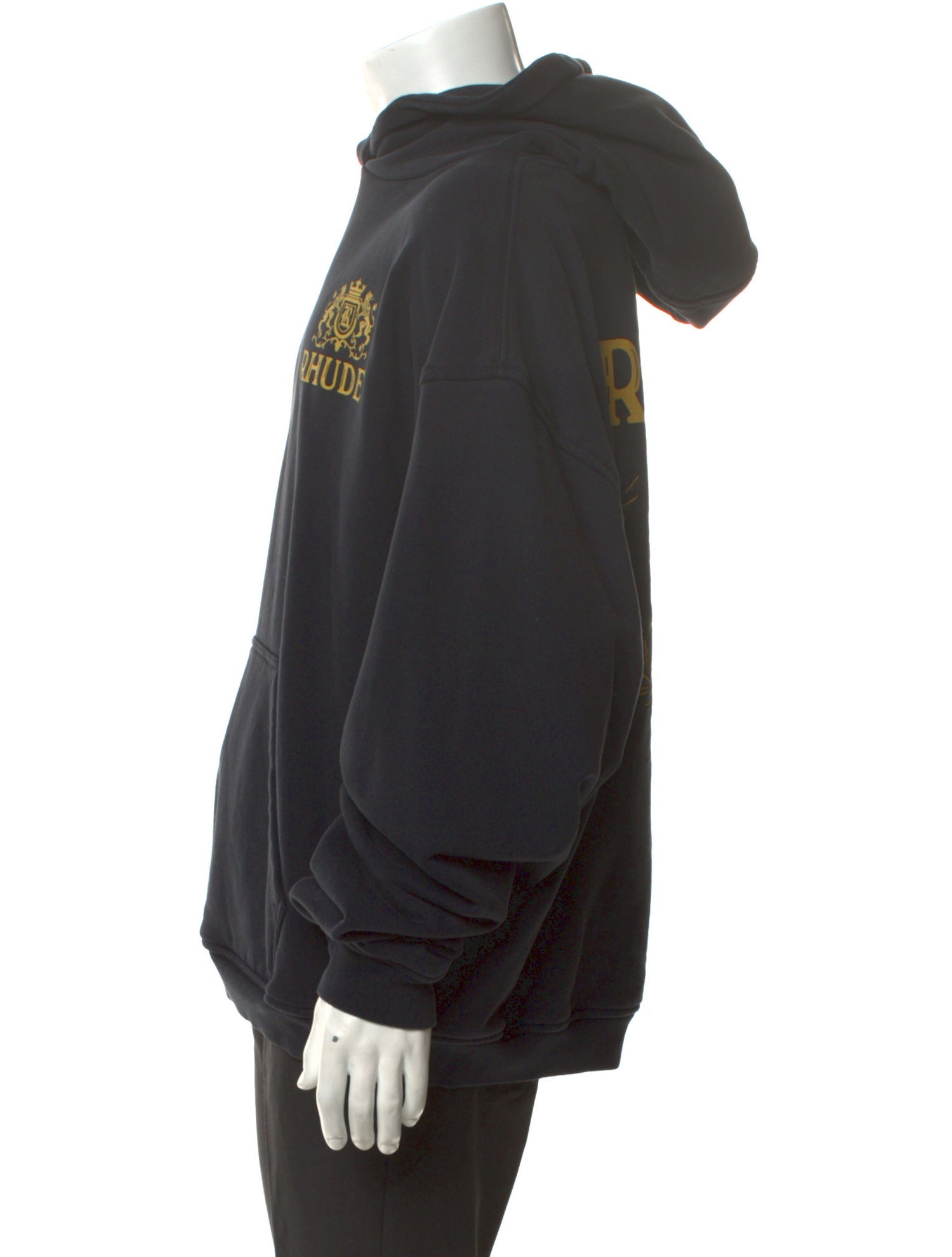 RHUDE Graphic Print Crew Neck Hoodie