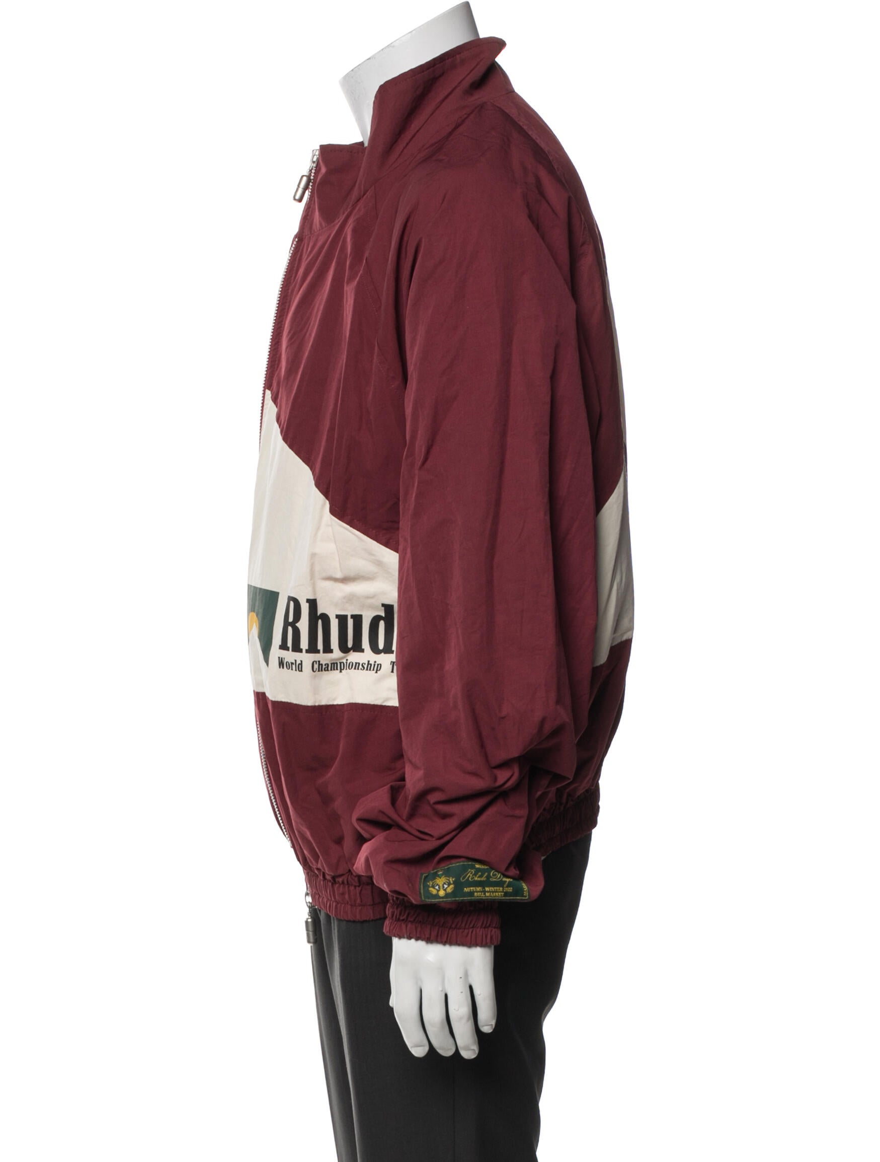 RHUDE Colorblock Pattern Windbreaker