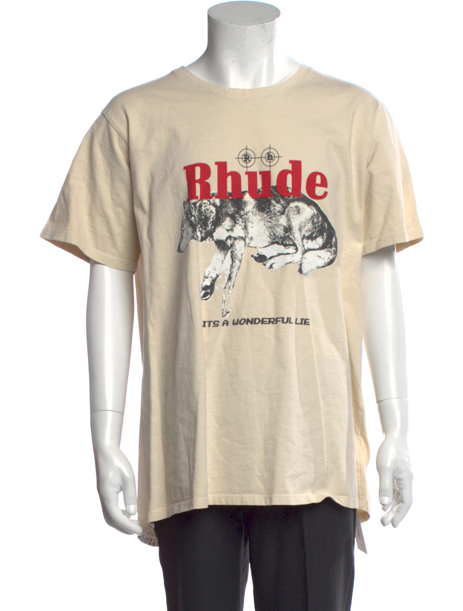 RHUDE Graphic Print Crew Neck T-Shirt