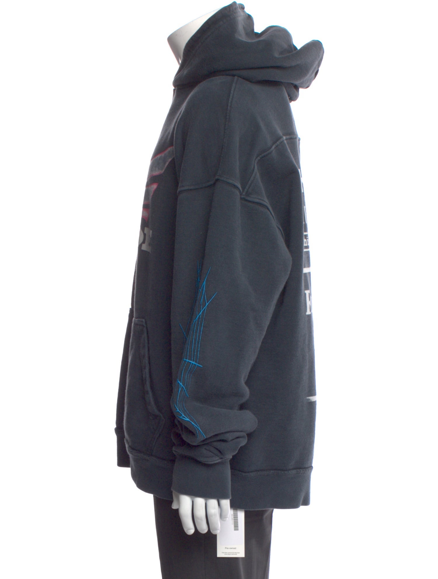 RHUDE Graphic Print Crew Neck Hoodie