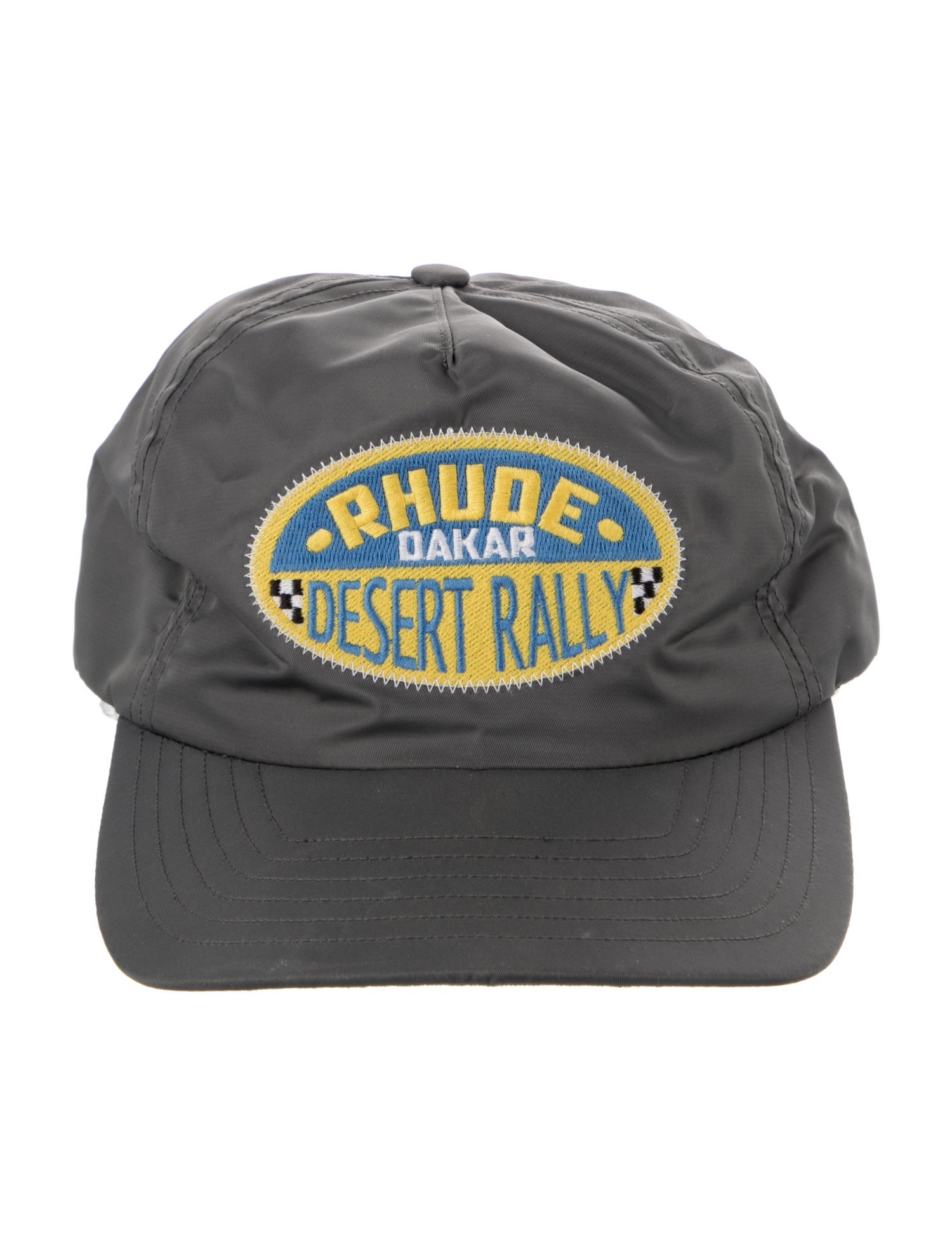 RHUDE pattern print baseball cap