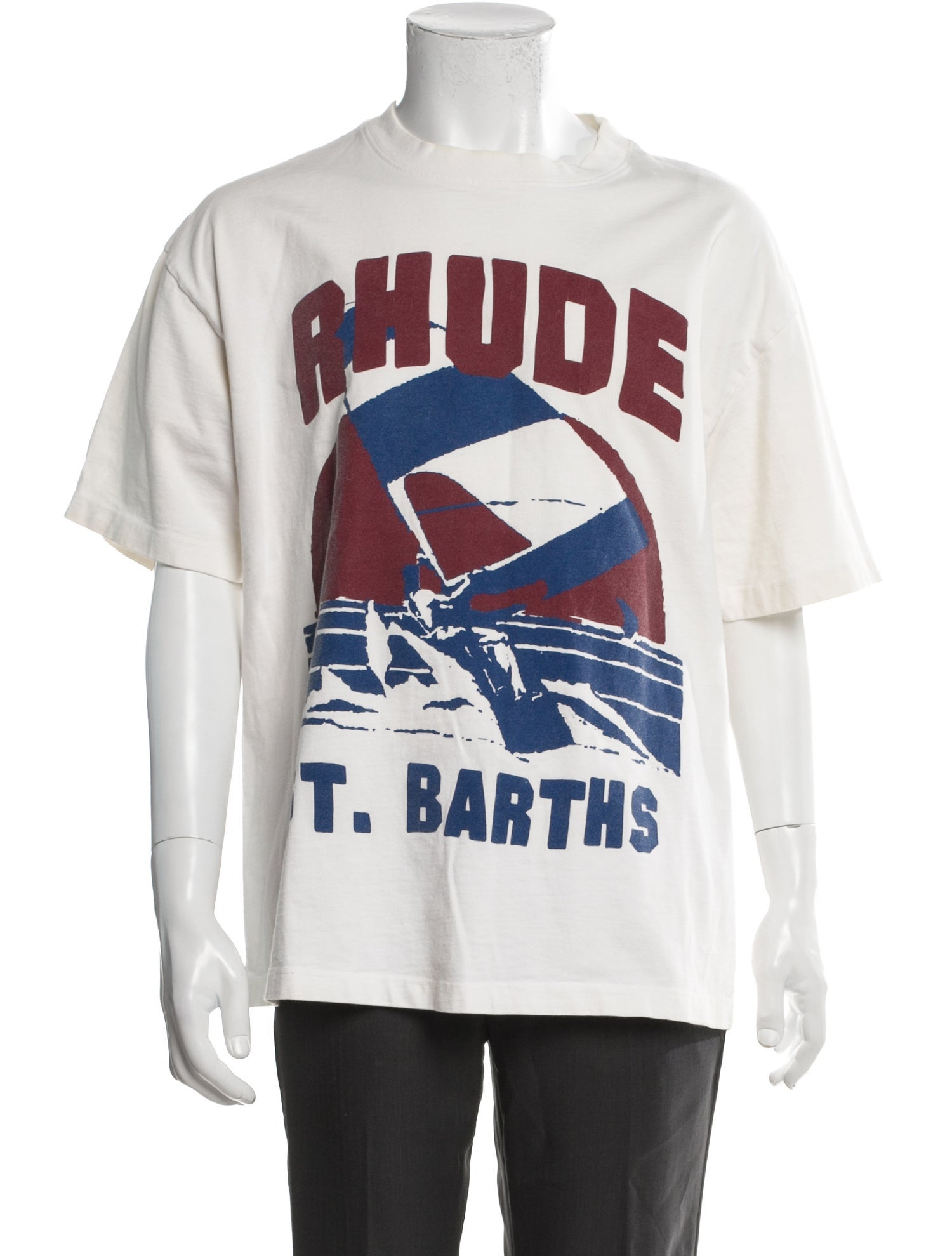 RHUDE Graphic Print Crew Neck T-Shirt