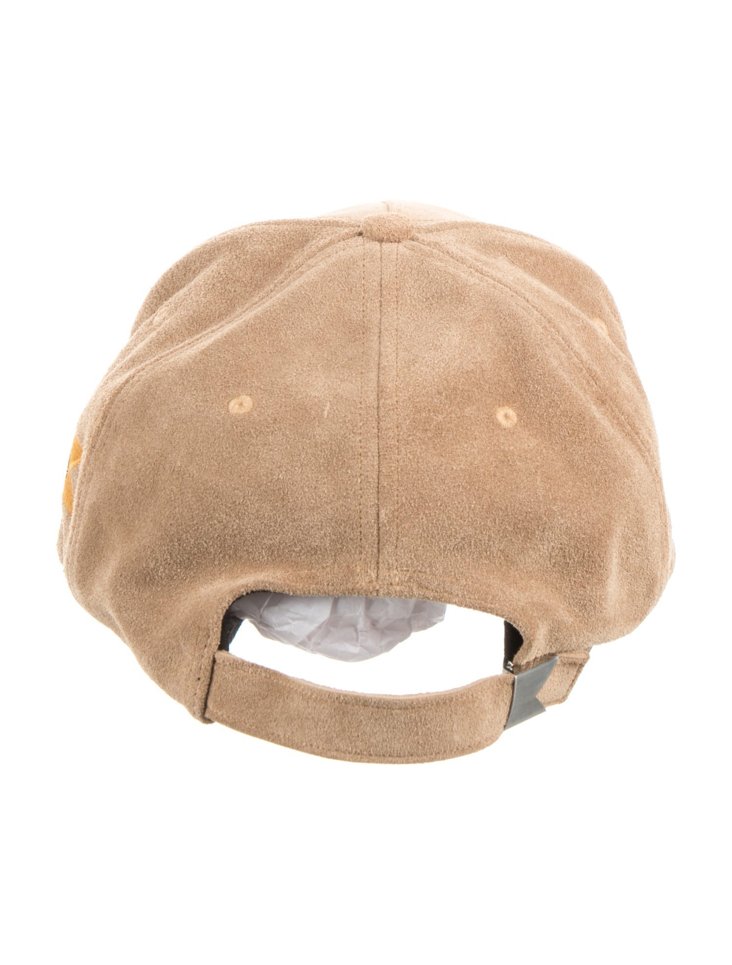 RHUDE Embroidered Suede Baseball Cap