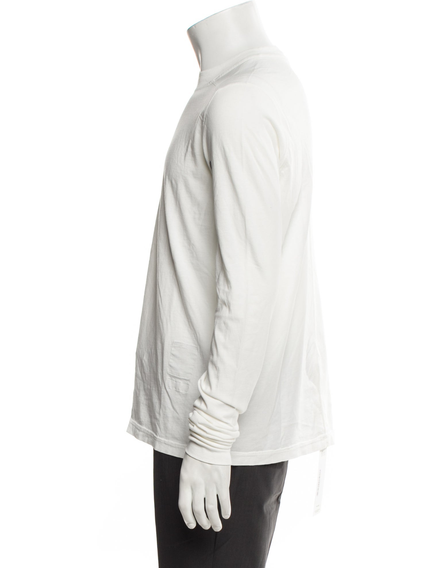 Rick Owens Crew Neck Long Sleeve T-Shirt