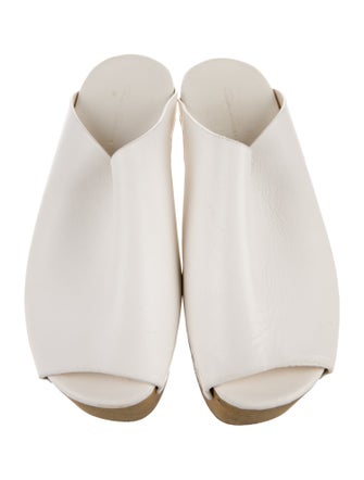 Rick Owens Leather Slides