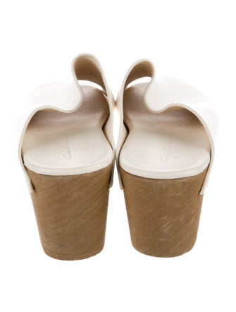 Rick Owens Leather Slides
