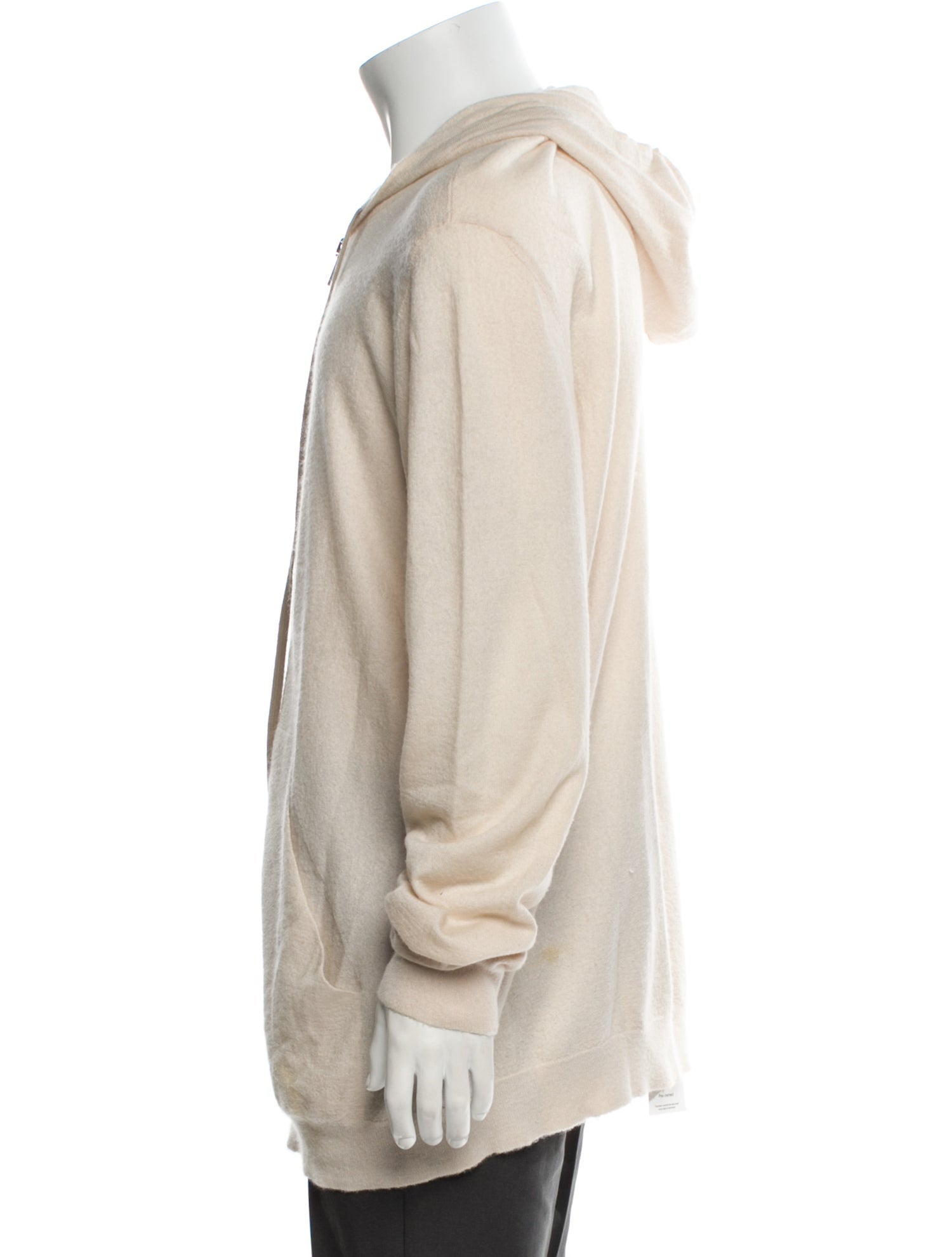 Rick Owens Cashmere Mock Neck Cardigan