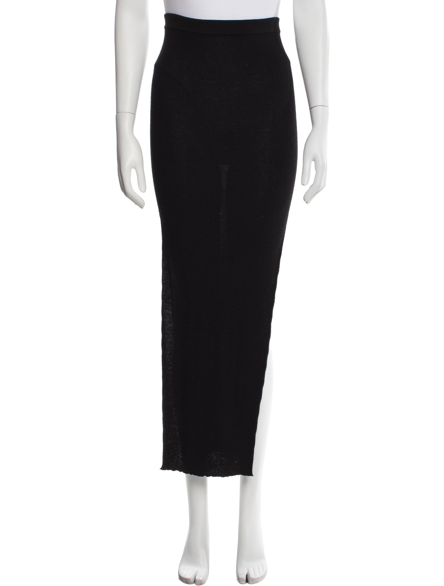 Rick Owens Virgin Wool Cutout Accent Sweatpants