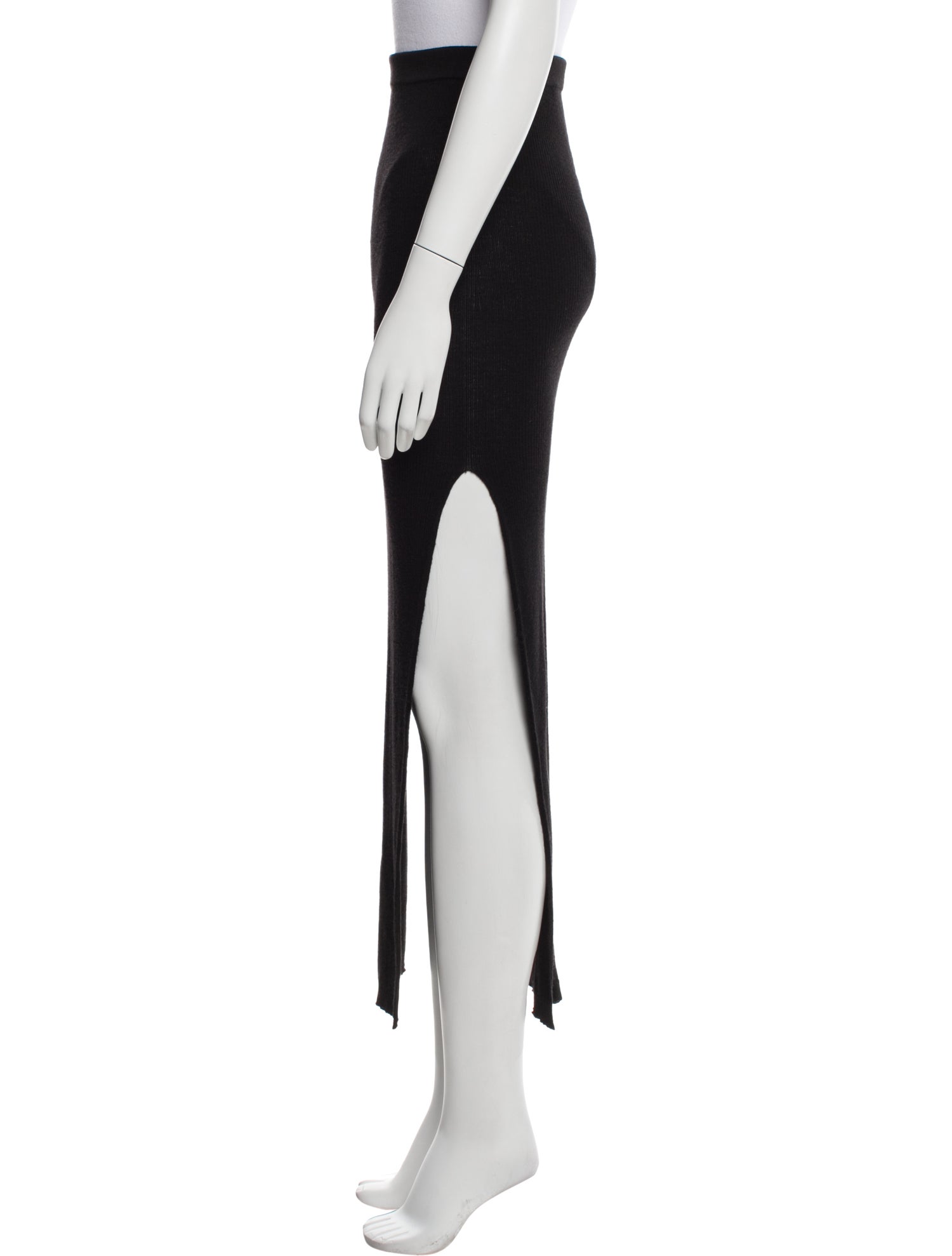 Rick Owens Virgin Wool Cutout Accent Sweatpants