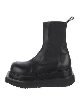 Rick Owens Leather Sock Boots