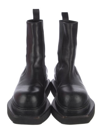 Rick Owens Leather Sock Boots