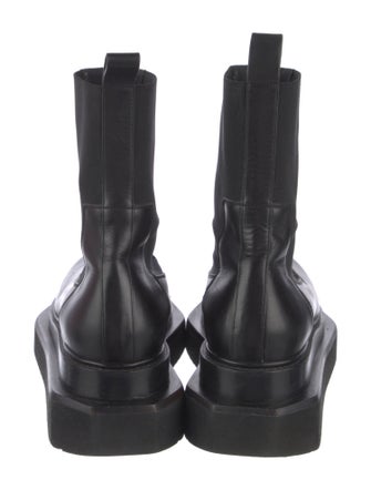 Rick Owens Leather Sock Boots