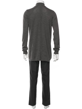 Rick Owens Wool Mock Neck Pullover