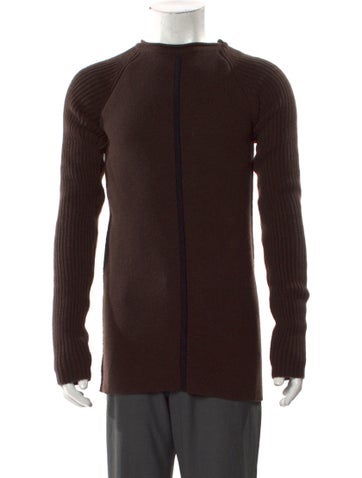 Rick Owens Sweaters Cashmere Mock Neck Cardigan S