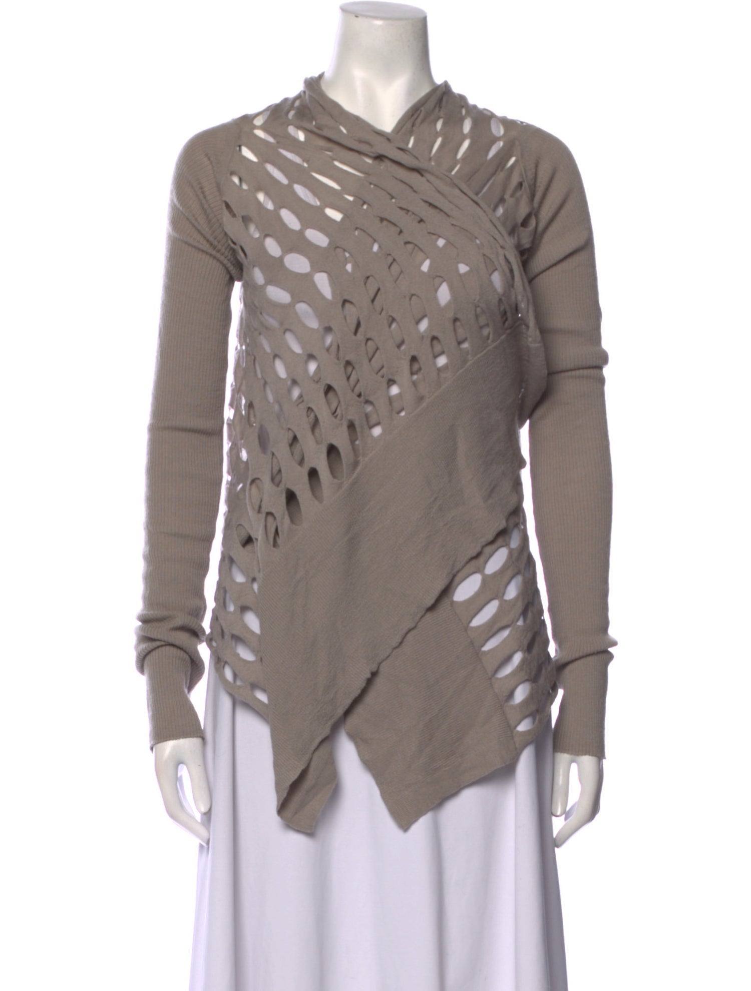 Rick Owens Virgin Wool Crew Neck Sweater