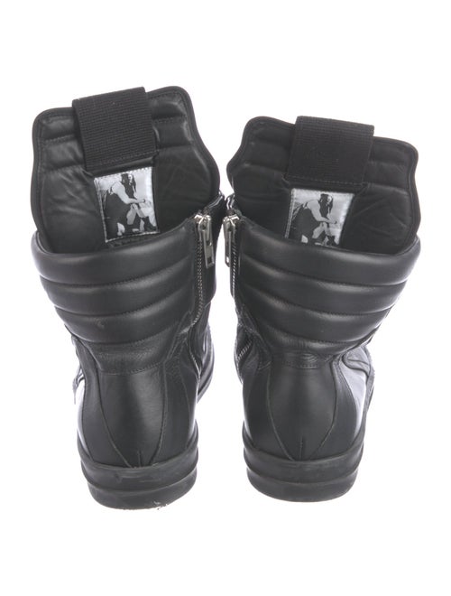 Rick Owens Leather Combat Boots