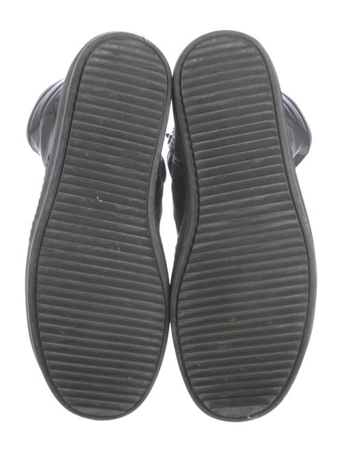 Rick Owens Leather Combat Boots