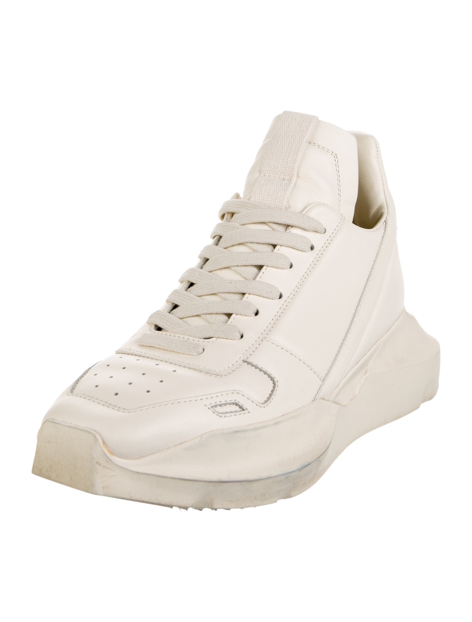 Rick Owens Leather Sneakers