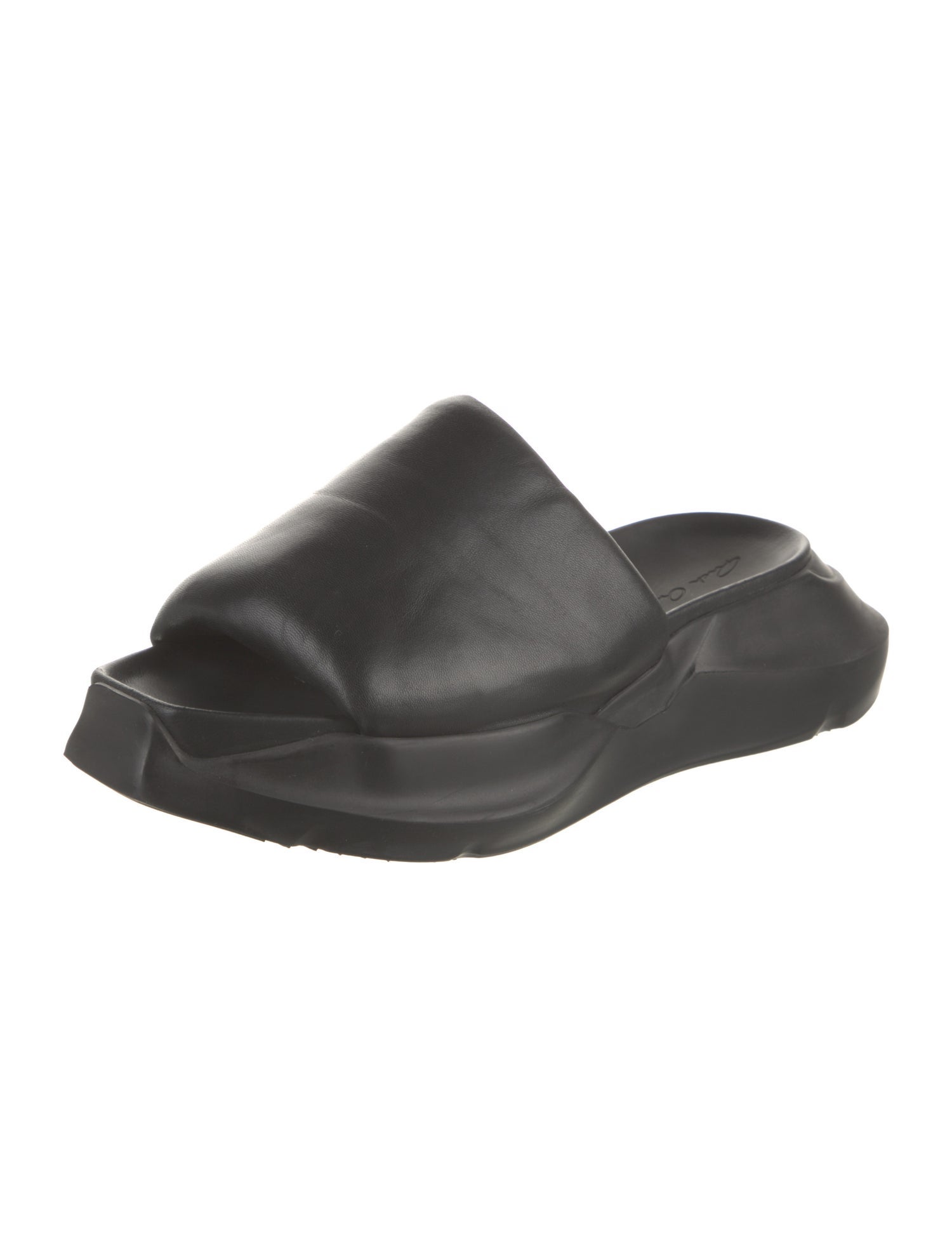Rick Owens Leather Slides