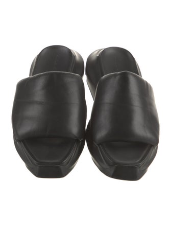 Rick Owens Leather Slides