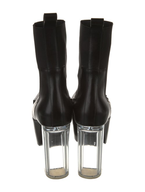 Rick Owens Leather Rain Boots
